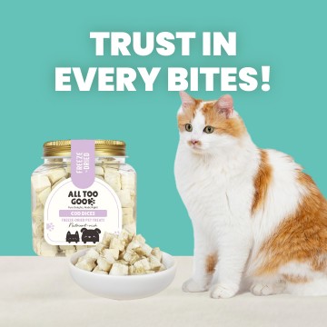 All Too Good Freeze-Dried Treats Cod Dices 60g